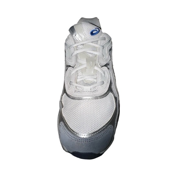 Asics Other - ASICS GEL White/Silver/Gray Men's Mesh Synthetic Low Top Lace Up Running Sneaker